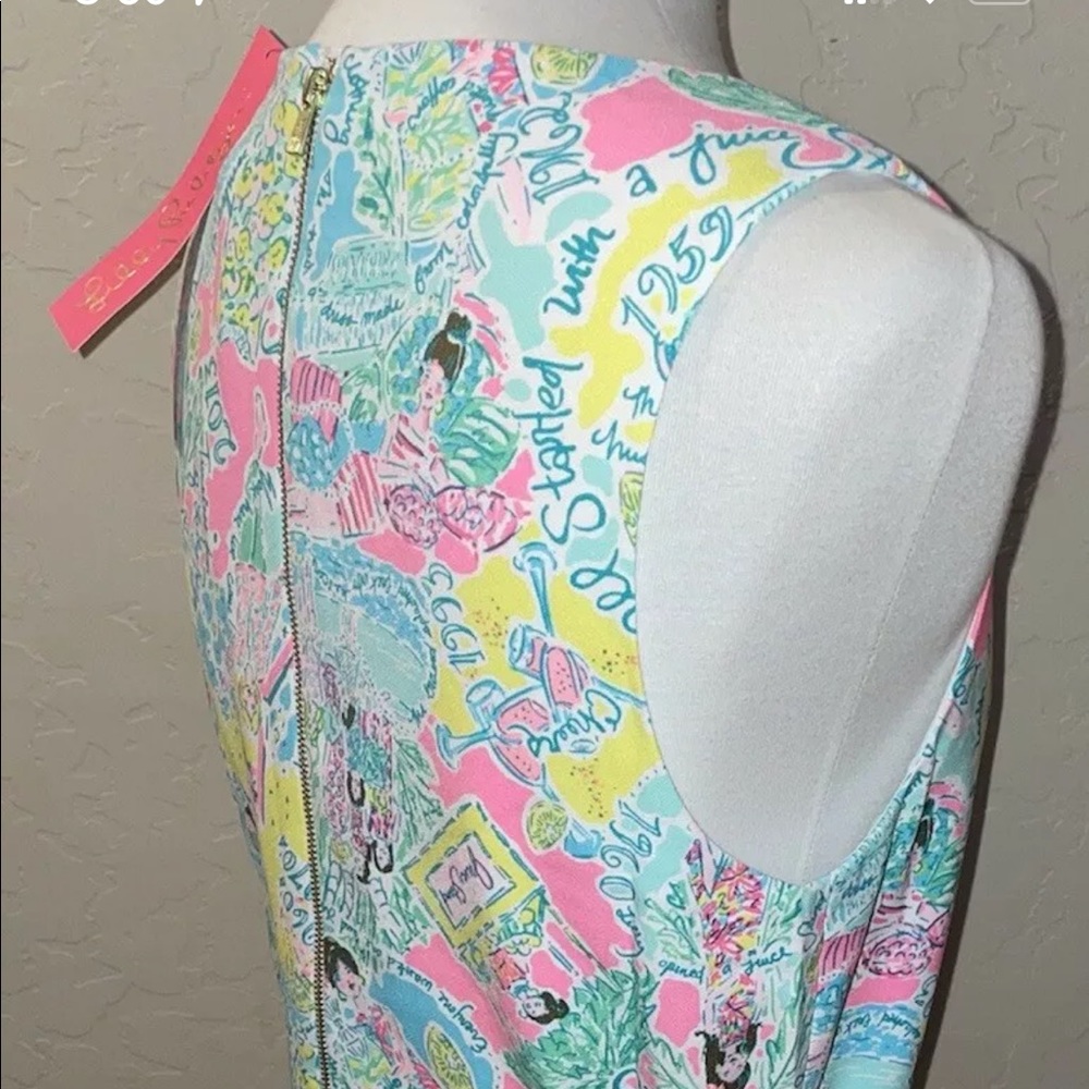 ๐HP๐New! Lilly Pulitzer Marli Stretch Shift Dress In Pop Up Womenโs Size 8๐๐ - Picture 9 of 12